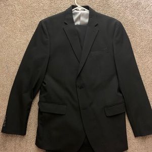 Men’s suit coat and pants - black